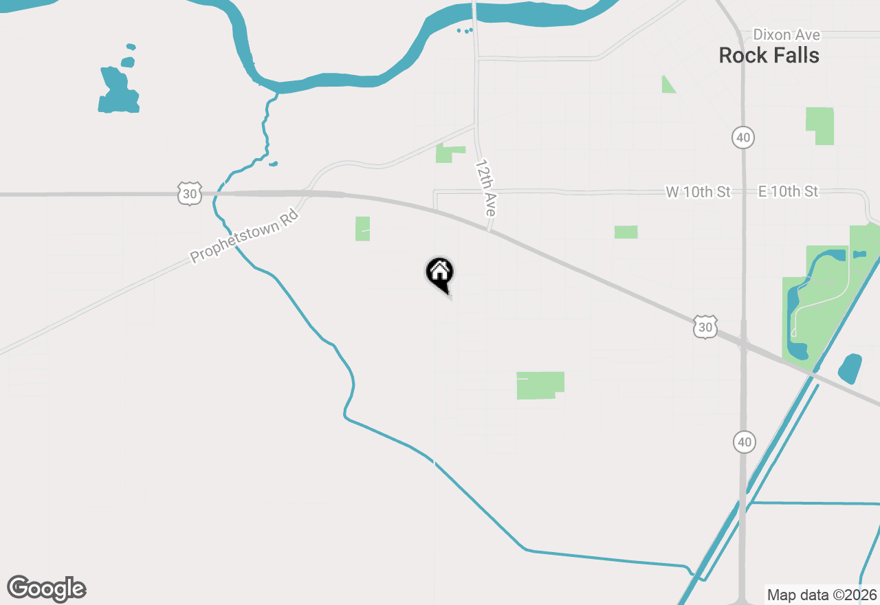 Map of 1505 14th Avenue, Rock Falls, IL 61071