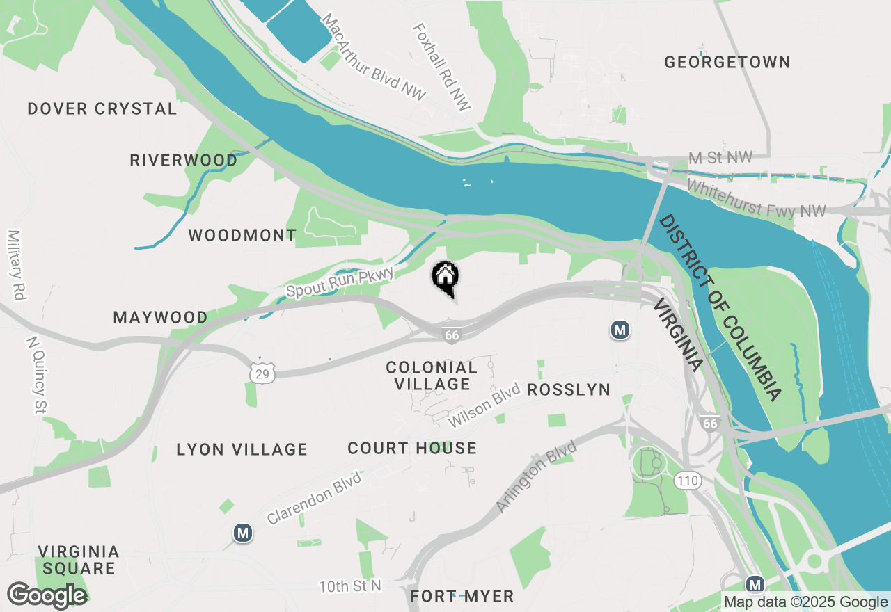 Map of 2016 21st Street N, Arlington, VA 22201