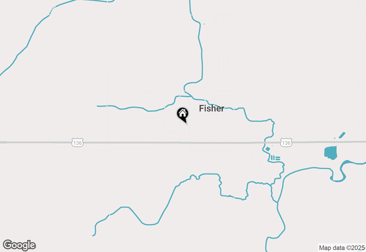 Map of 506 S Northwest Street, Fisher, IL 61843