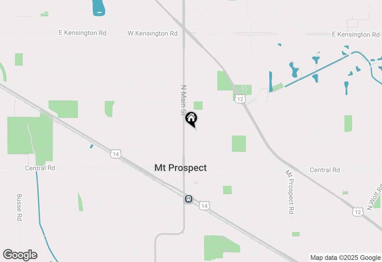 Map of 204 N Emerson Street, Mount Prospect, IL 60056