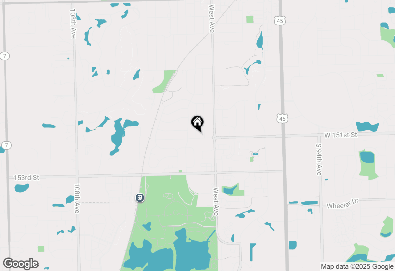 Map of 15059 Hale Drive, Orland Park, IL 60462