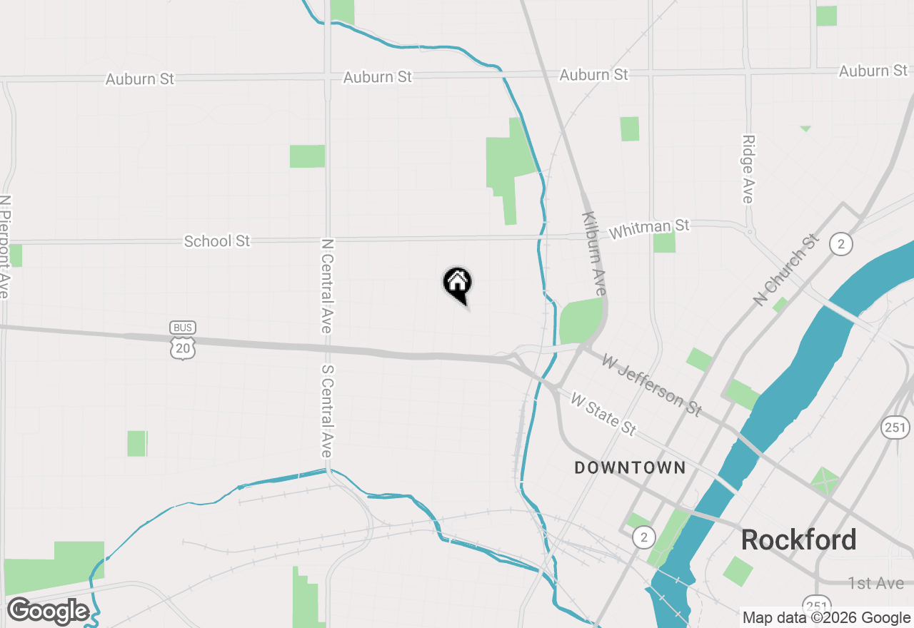 Map of 231 Oakwood Avenue, Rockford, IL 61101