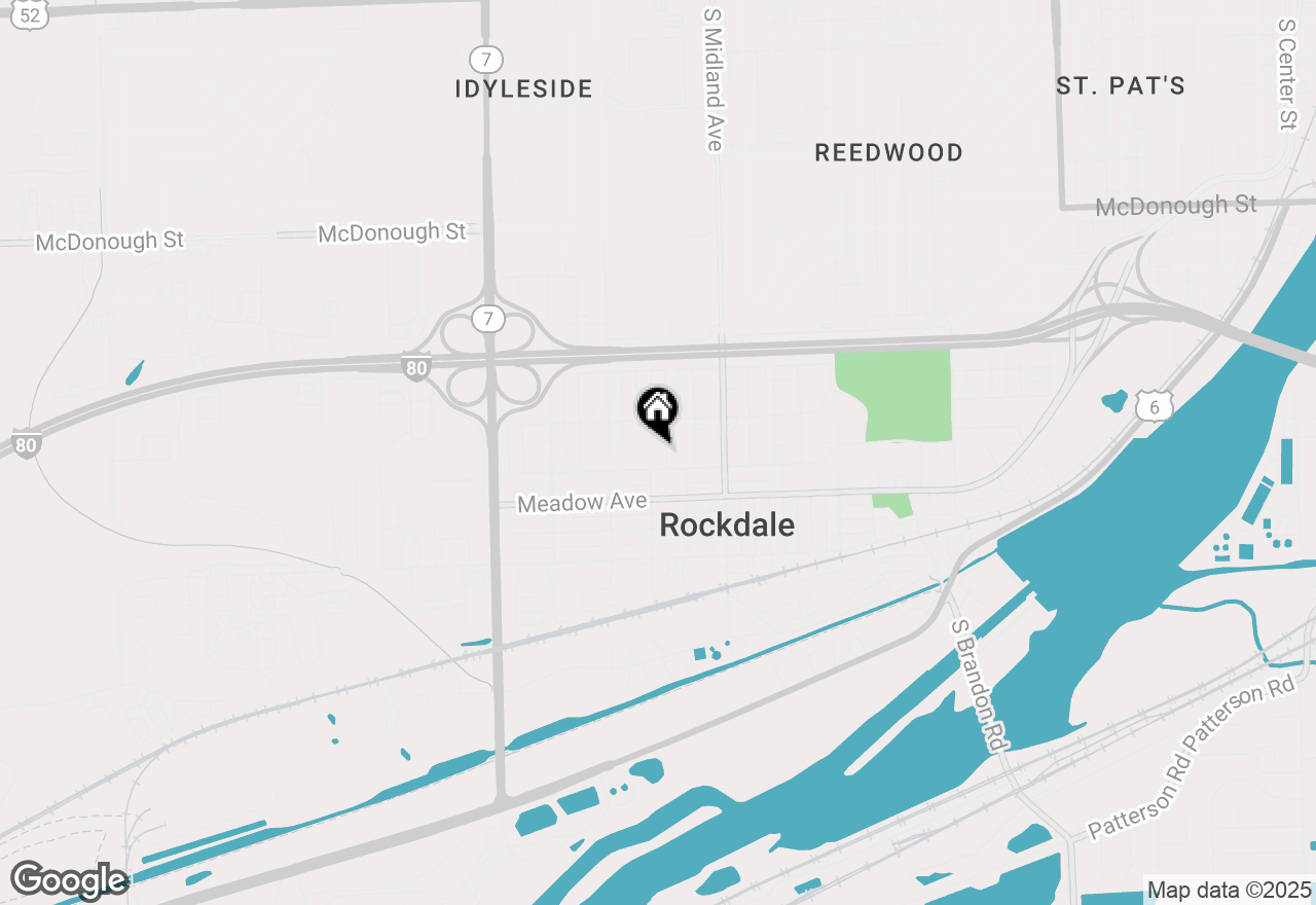 Map of 709 Howard Street, Rockdale, IL 60436