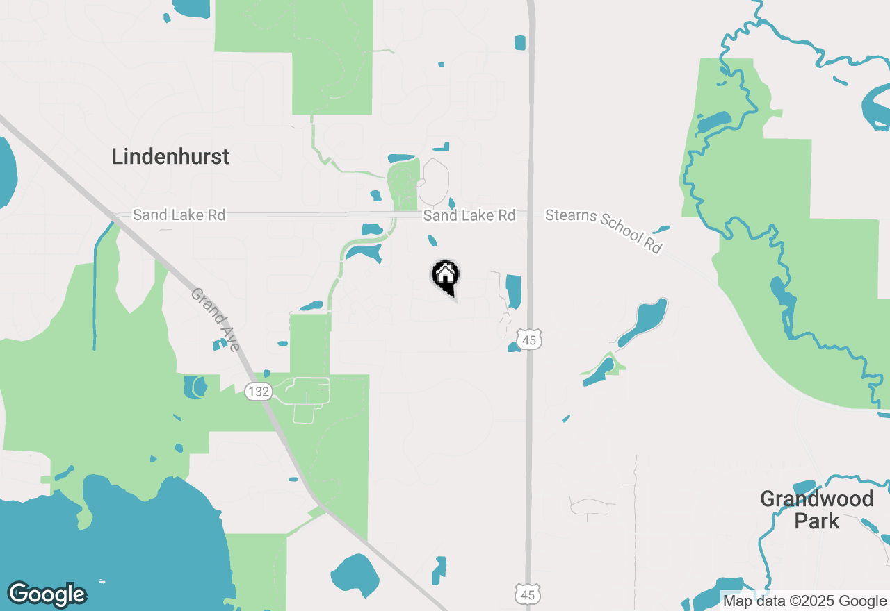 Map of 2919 Falling Waters Drive, Lindenhurst, IL 60046