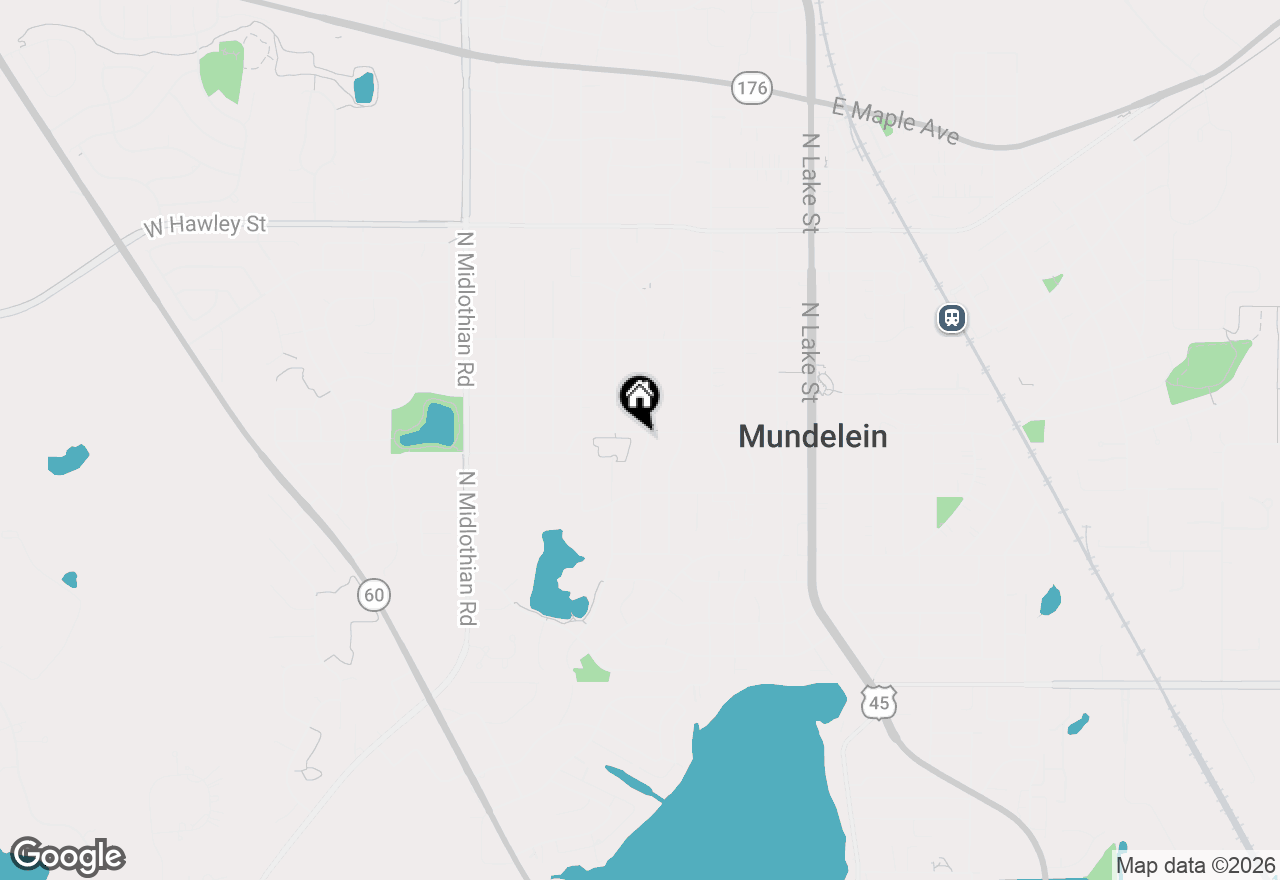 Map of 16 S Emerald Avenue, Mundelein, IL 60060