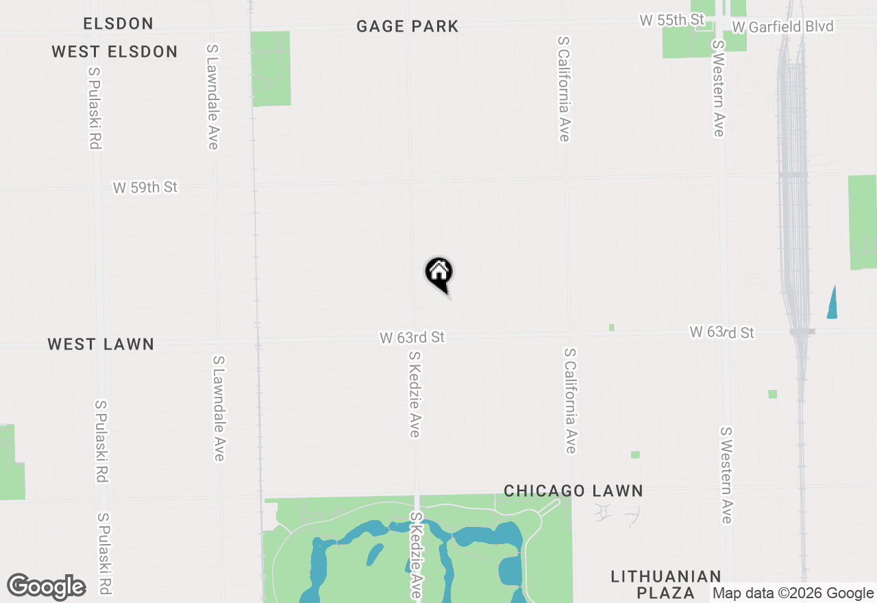 Map of 6201 S Troy, Chicago, IL 60629