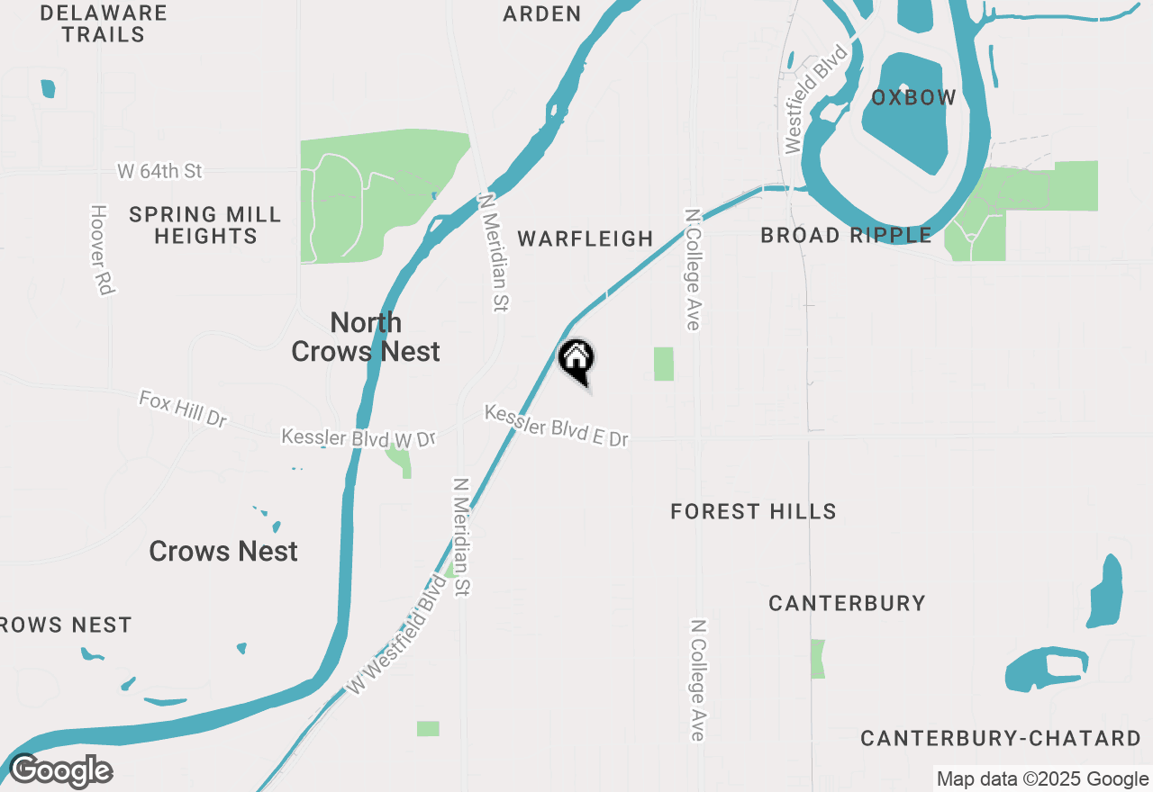 Map of 5946 N New Jersey Street, Indianapolis, IN 46220
