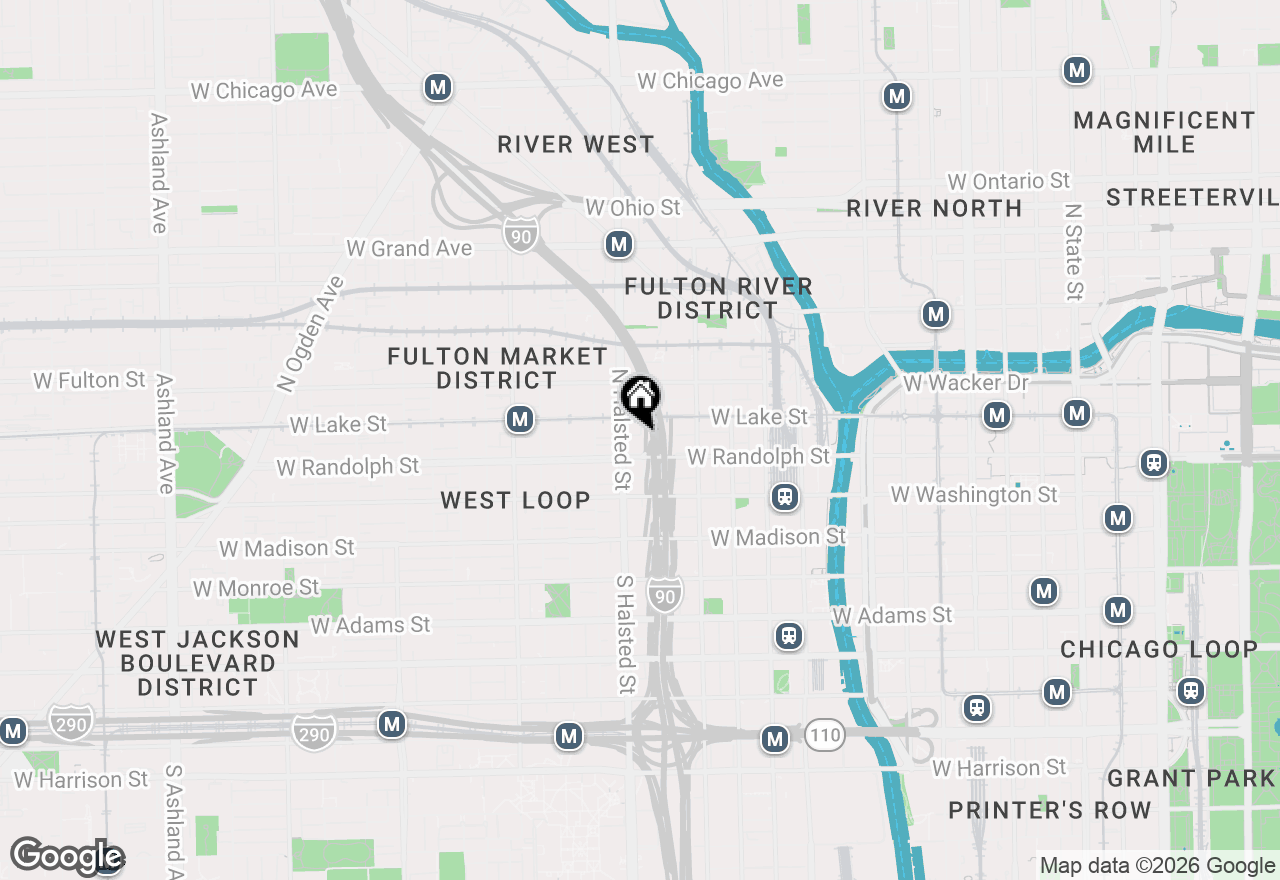 Map of 720 W Randolph Street #608, Chicago, IL 60661