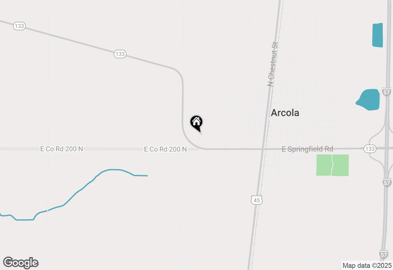 Map of 230 S Diamond Street, Arcola, IL 61910