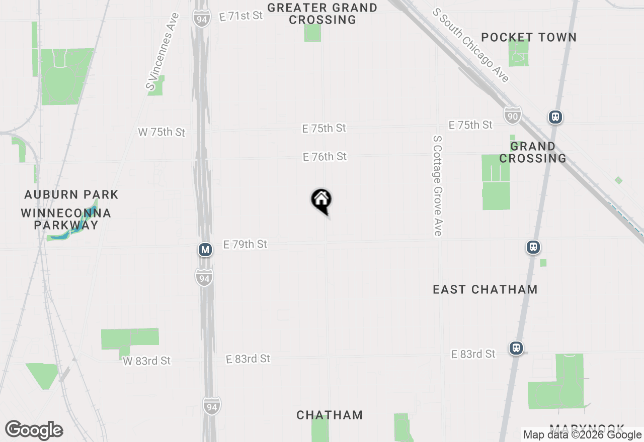 Map of 7812 S King Drive, Chicago, IL 60619