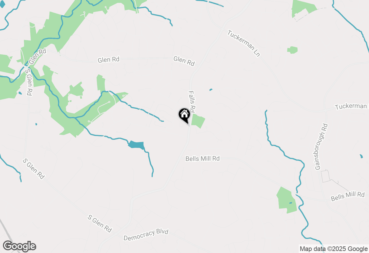 Map of 9401 Lost Trail Way, Potomac, MD 20854