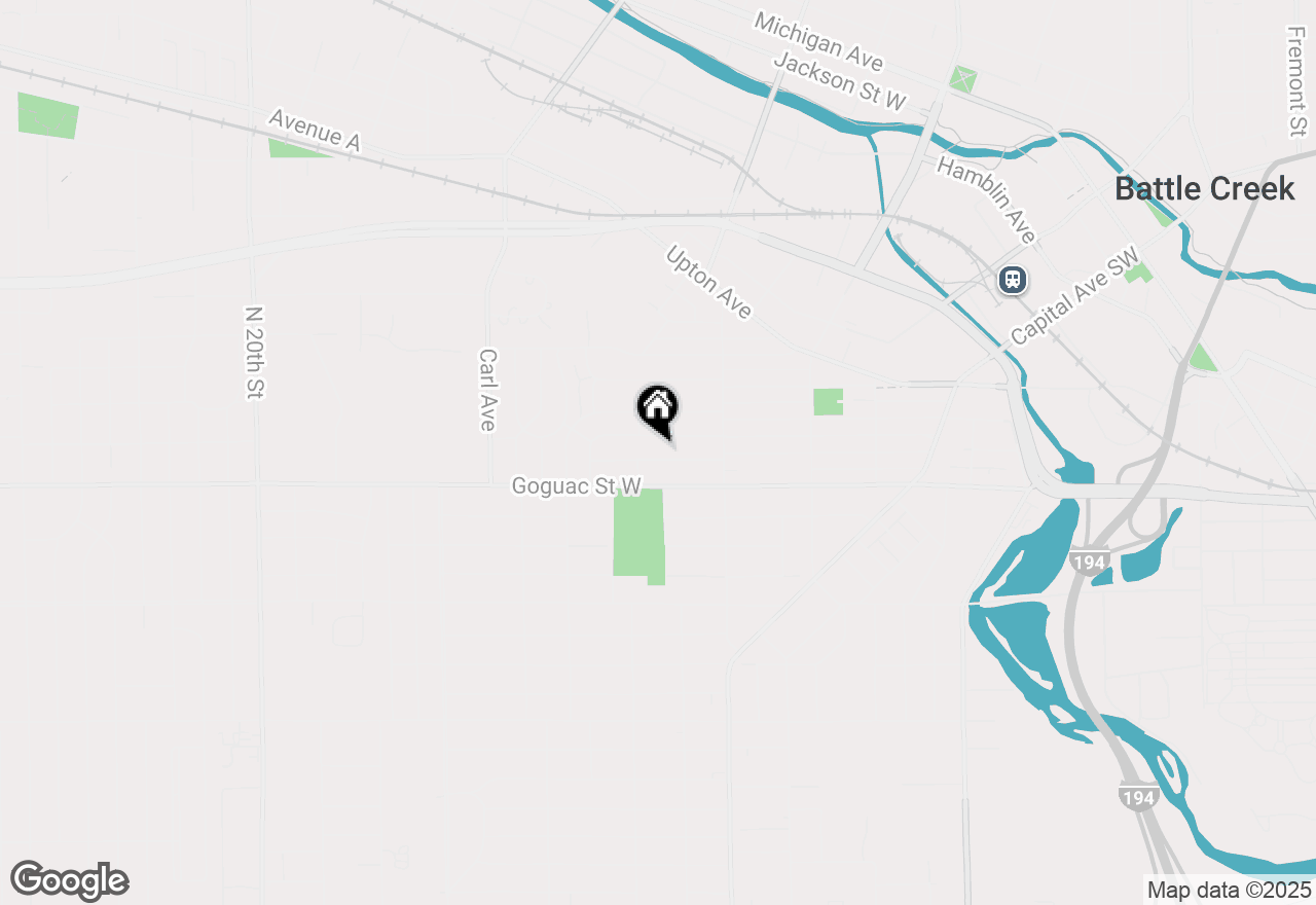 Map of 268 Battle Creek Avenue, Battle Creek, MI 49037