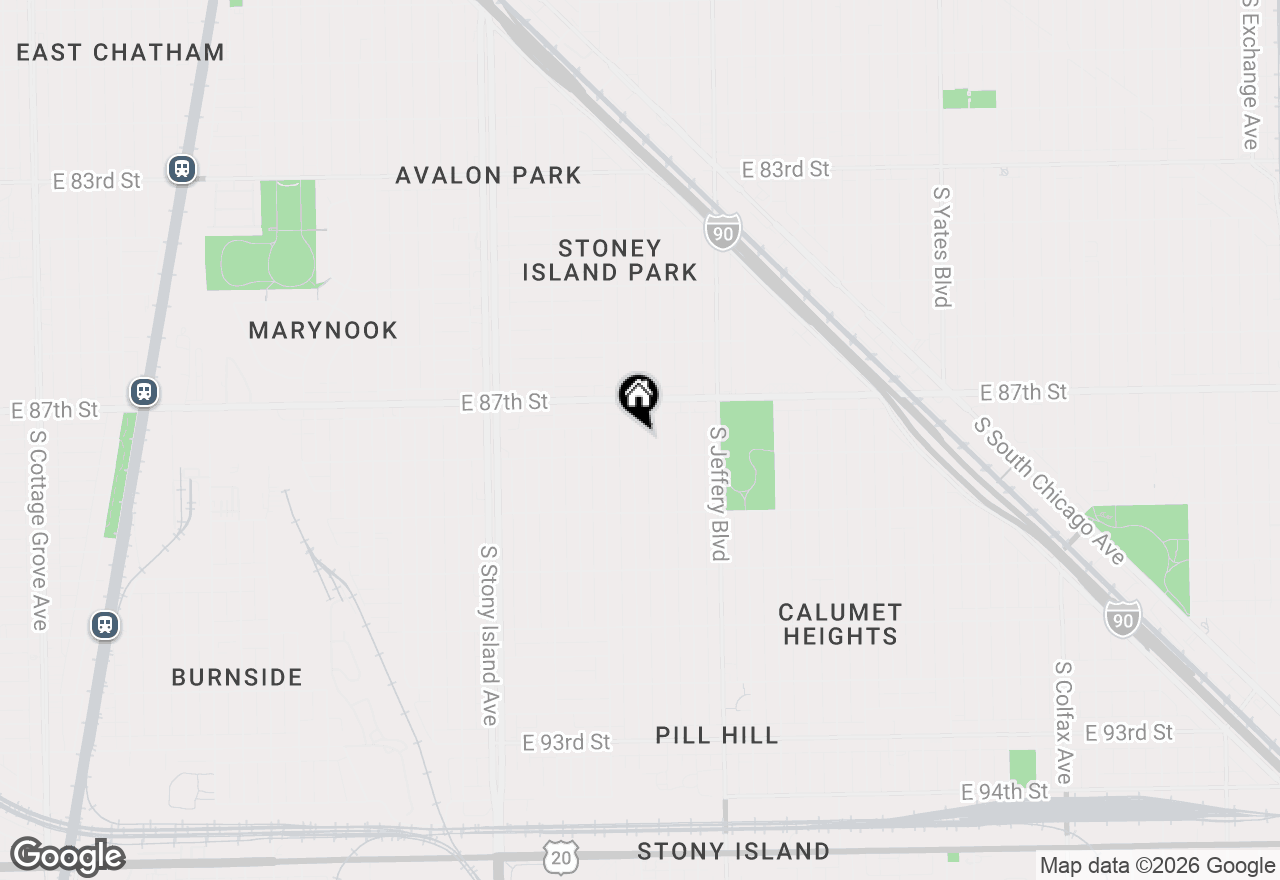 Map of 8743 S Constance Avenue, Chicago, IL 60617