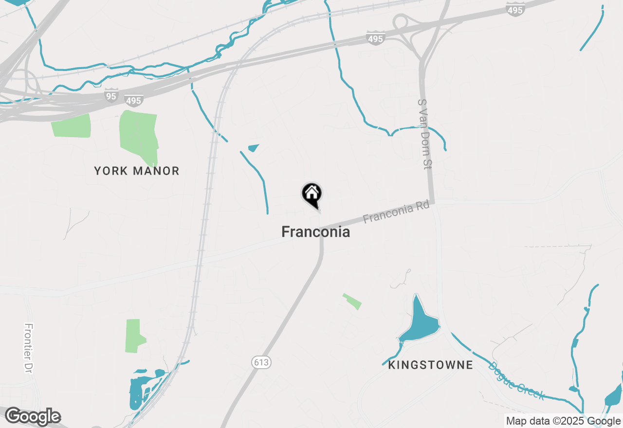 Map of 6082 Franconia Road #UNIT C AND D, Alexandria, VA 22310