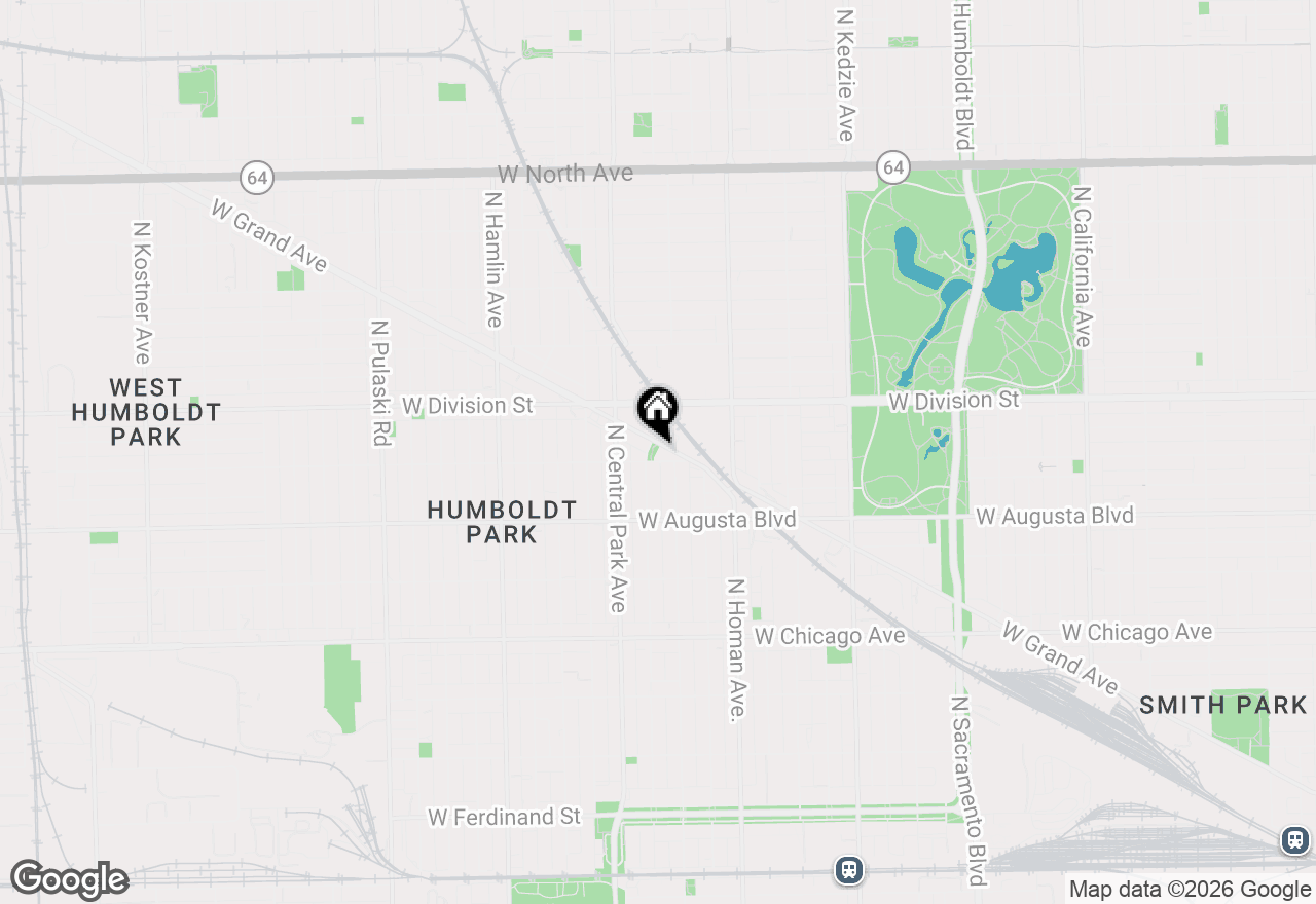 Map of 3515 W Grand Avenue, Chicago, IL 60651
