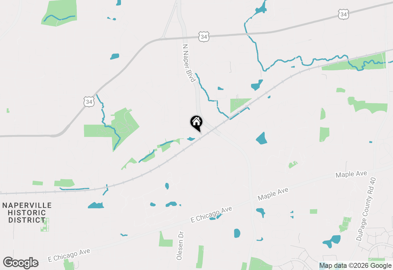 Map of 1467 Larsen Court, Naperville, IL 60563