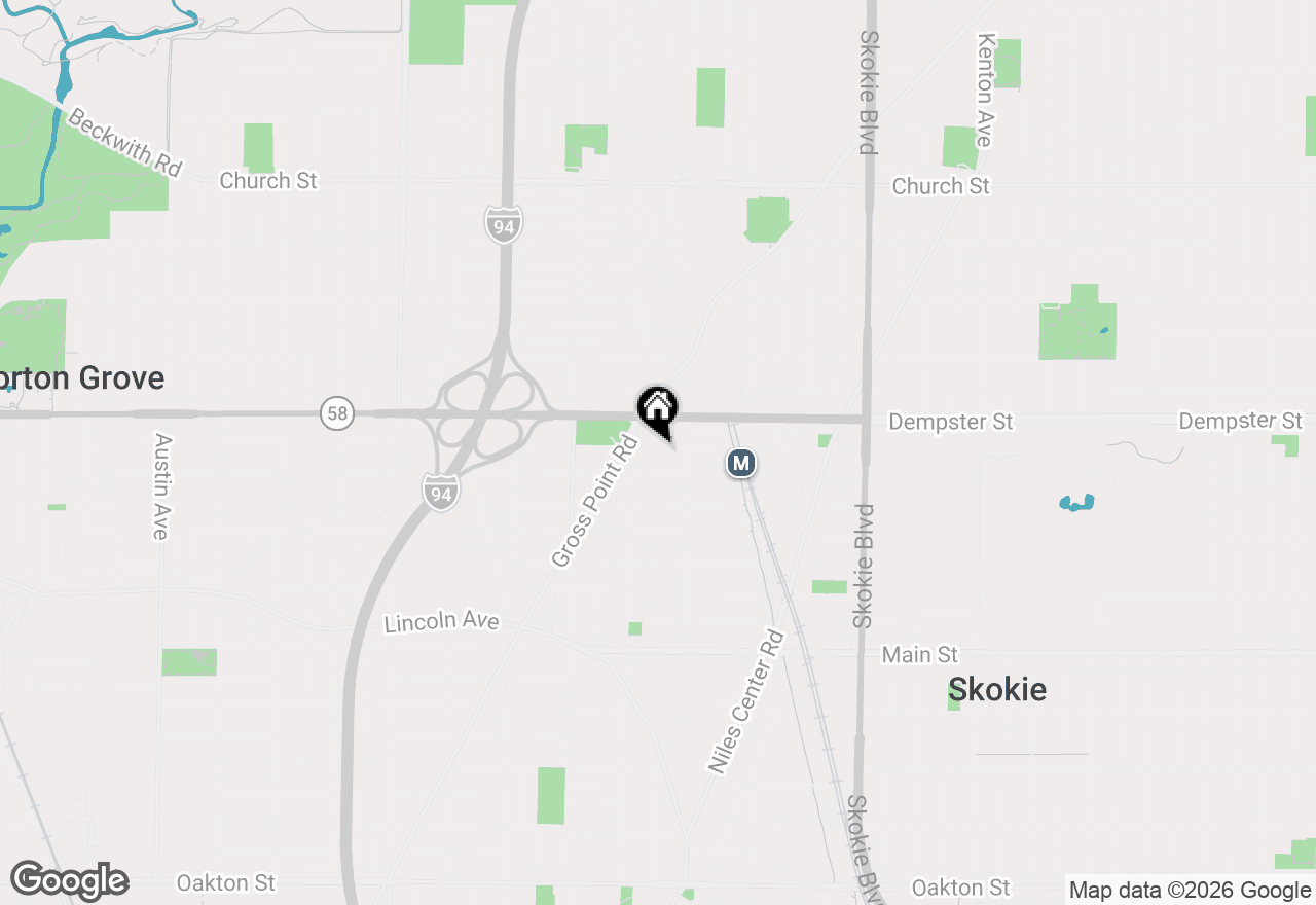 Map of 5133 Carol Street, Skokie, IL 60077