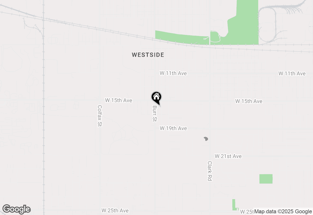 Map of 1525 Burr Street, Gary, IN 46406