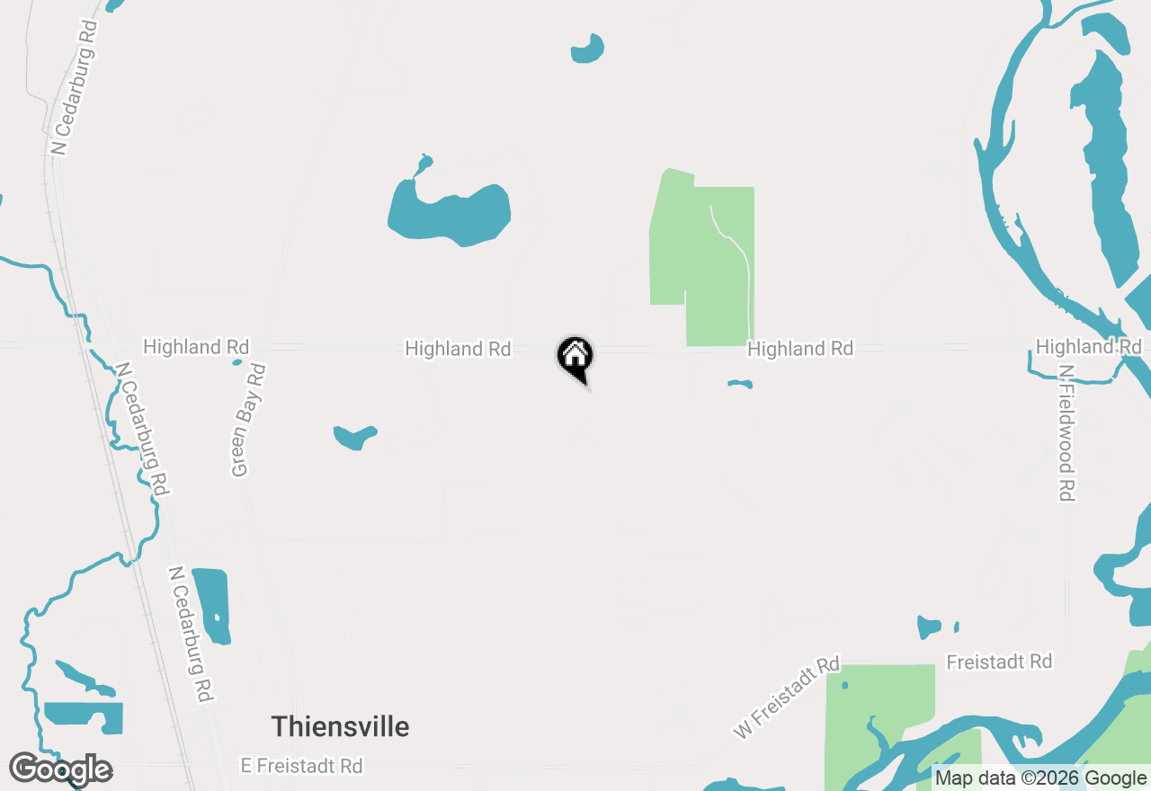 Map of 12714 N Meadow Cir W, Mequon, WI 53092