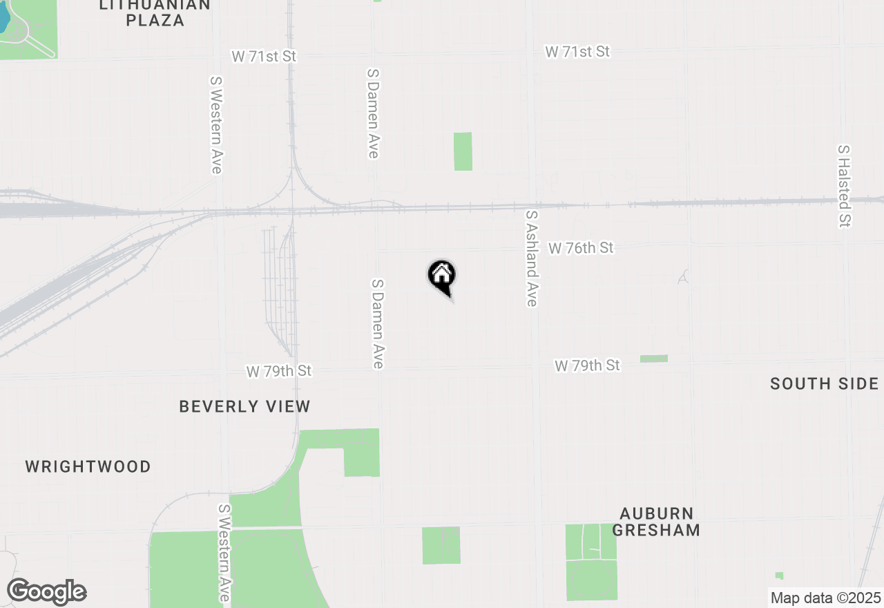 Map of 7723 S Honore Street, Chicago, IL 60620