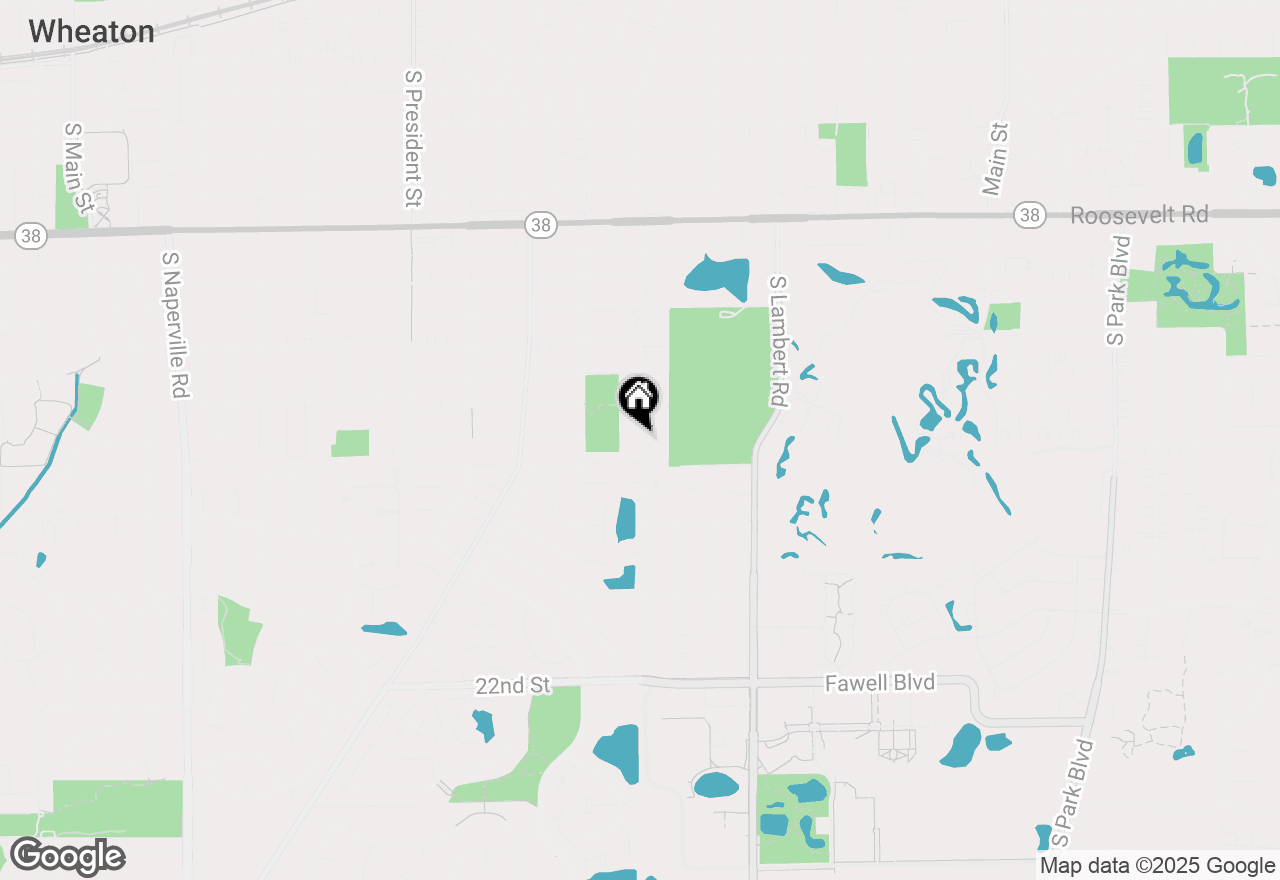Map of 1350 S Lorraine Road #C, Wheaton, IL 60189