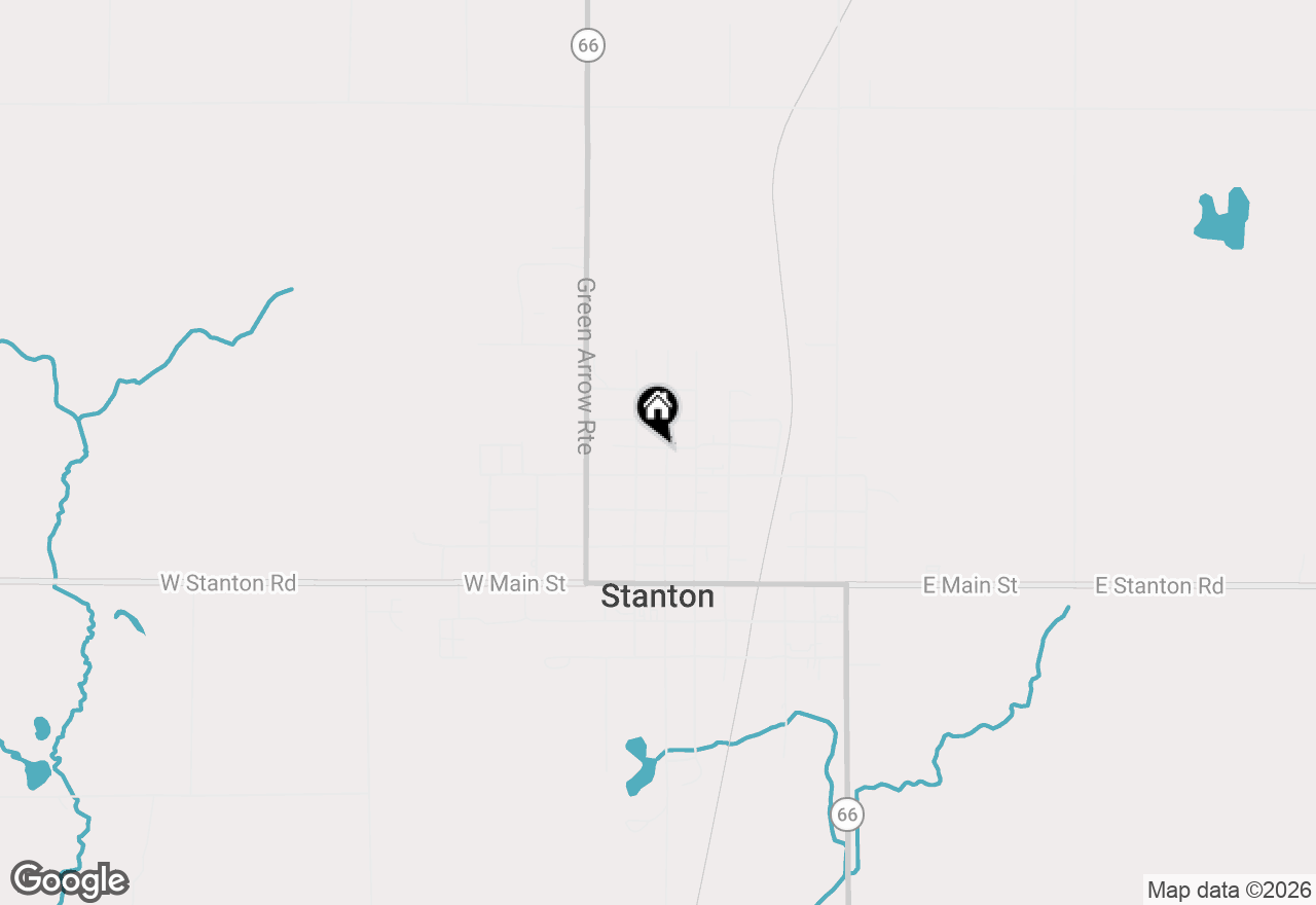 Map of 423 N Camburn Street, Stanton, MI 48888