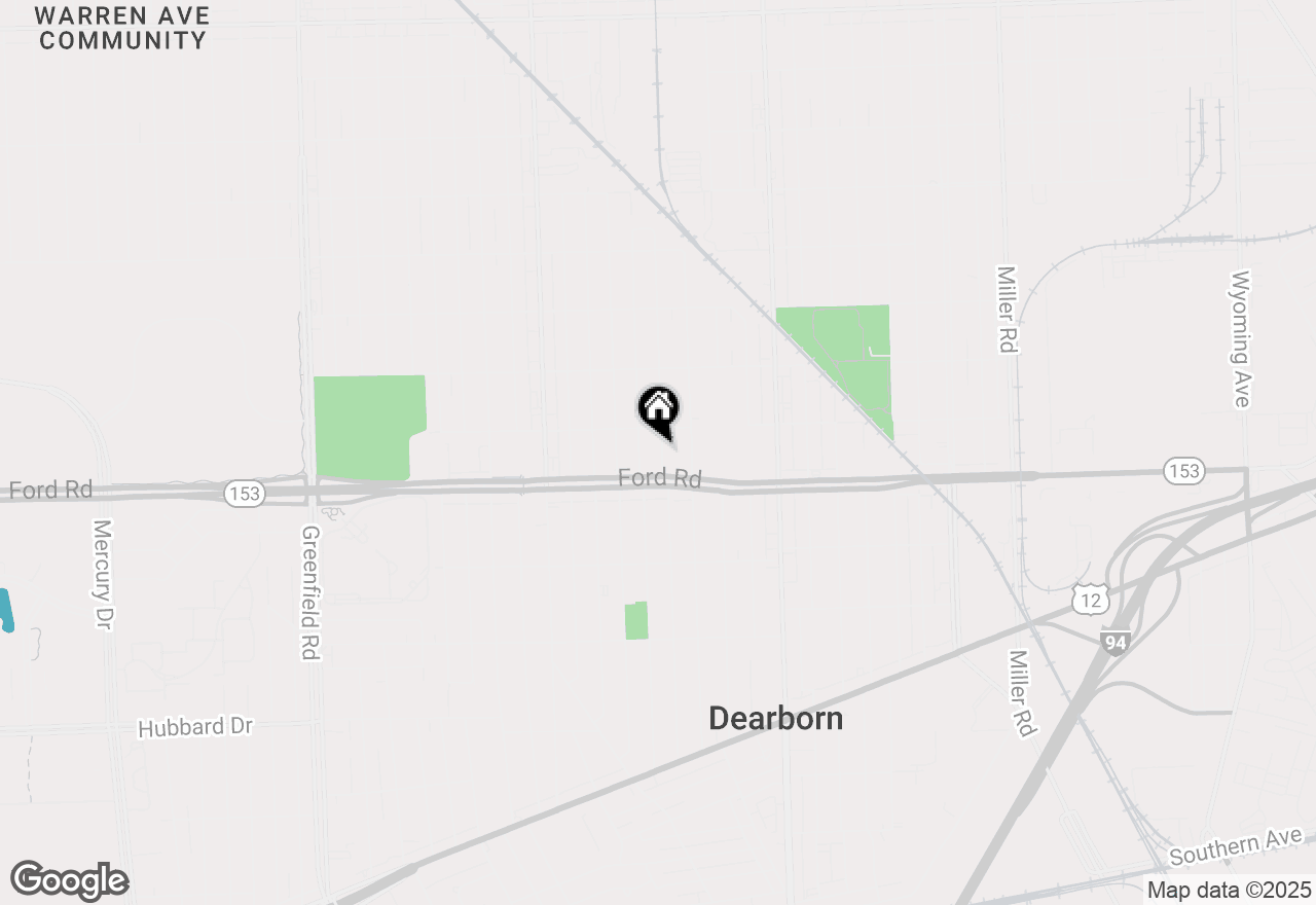 Map of 5705 Middlesex Street, Dearborn, MI 48126