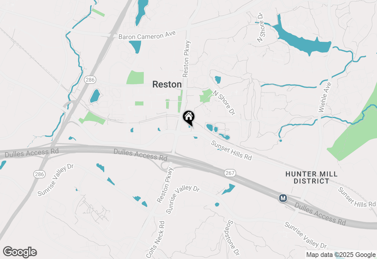 Map of 11800 Sunset Hills Road #717, Reston, VA 20190