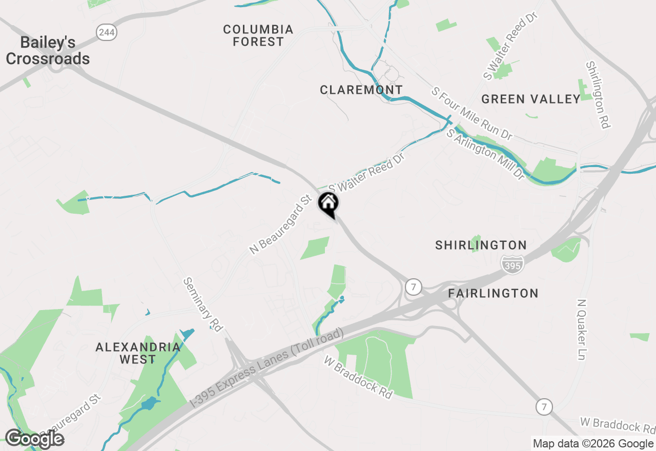 Map of 3300 S 28th Street #302, Alexandria, VA 22302