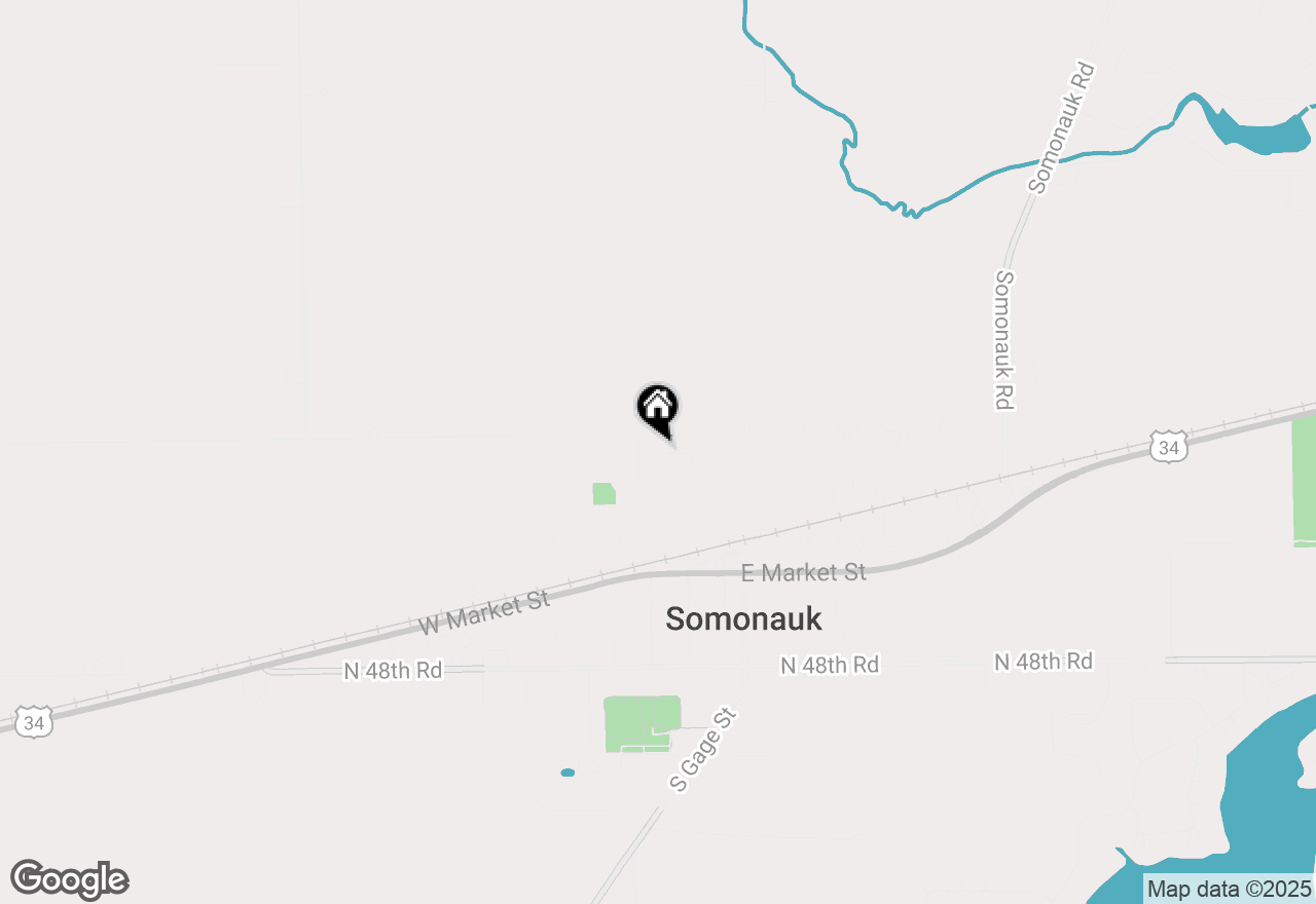 Map of 520 N Green Street, Somonauk, IL 60552