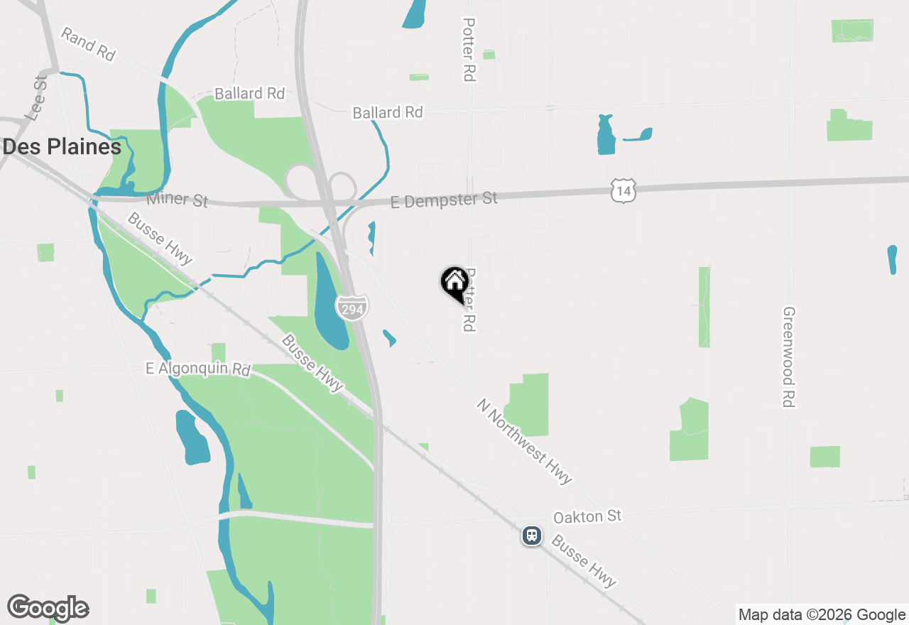 Map of 1505 Hoffman Avenue, Park Ridge, IL 60068