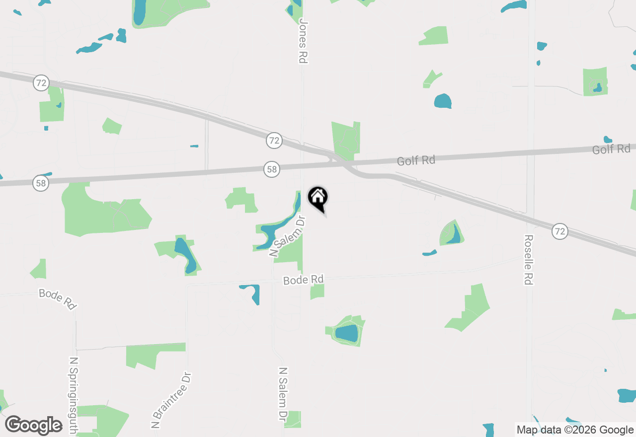 Map of 1045 Higgins Quarters Drive #4-101, Hoffman Estates, IL 60169