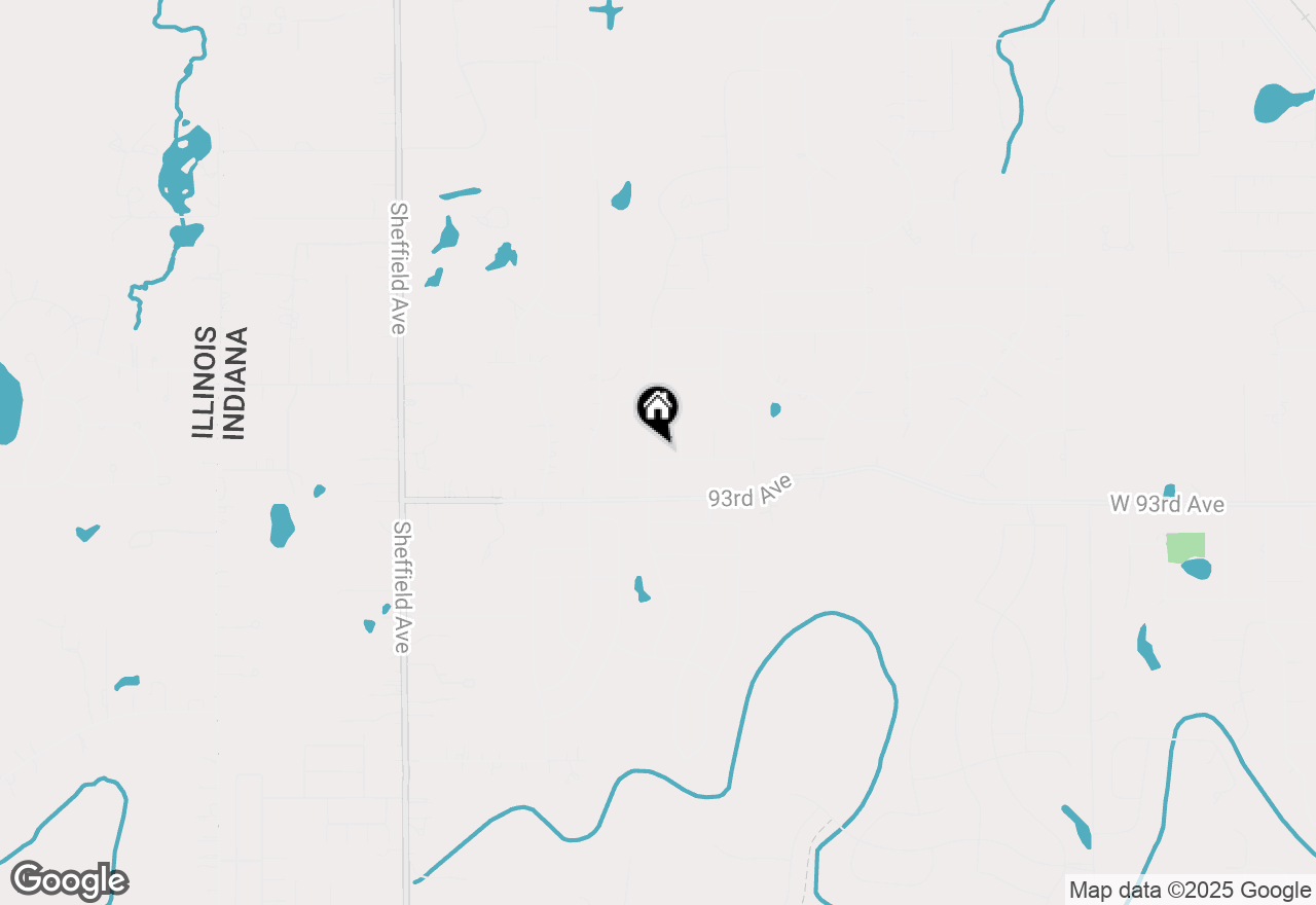 Map of 9217 Calumet Avenue, St. John, IN 46373