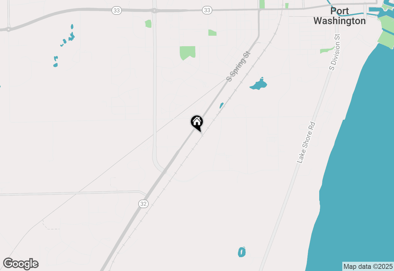 Map of 1180 S Spring St, Port Washington, WI 53074