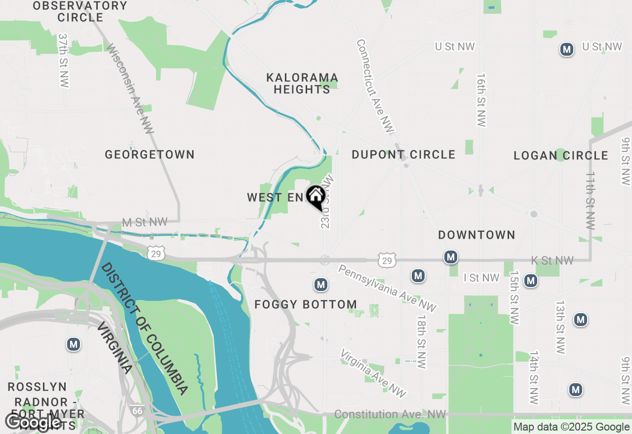 Map of 2311 M Street Nw #704, Washington, DC 20037