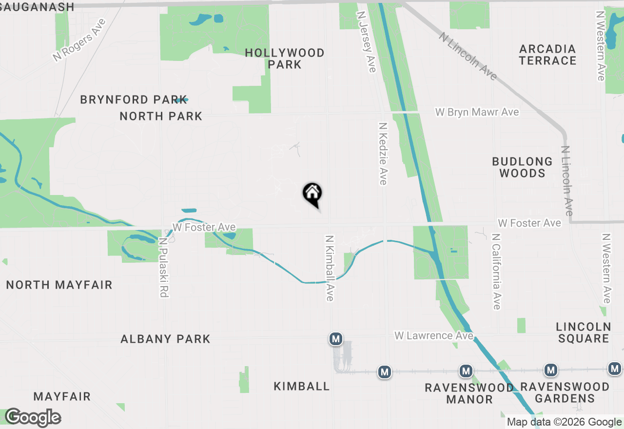 Map of 5224 N Bernard Street #1, Chicago, IL 60625