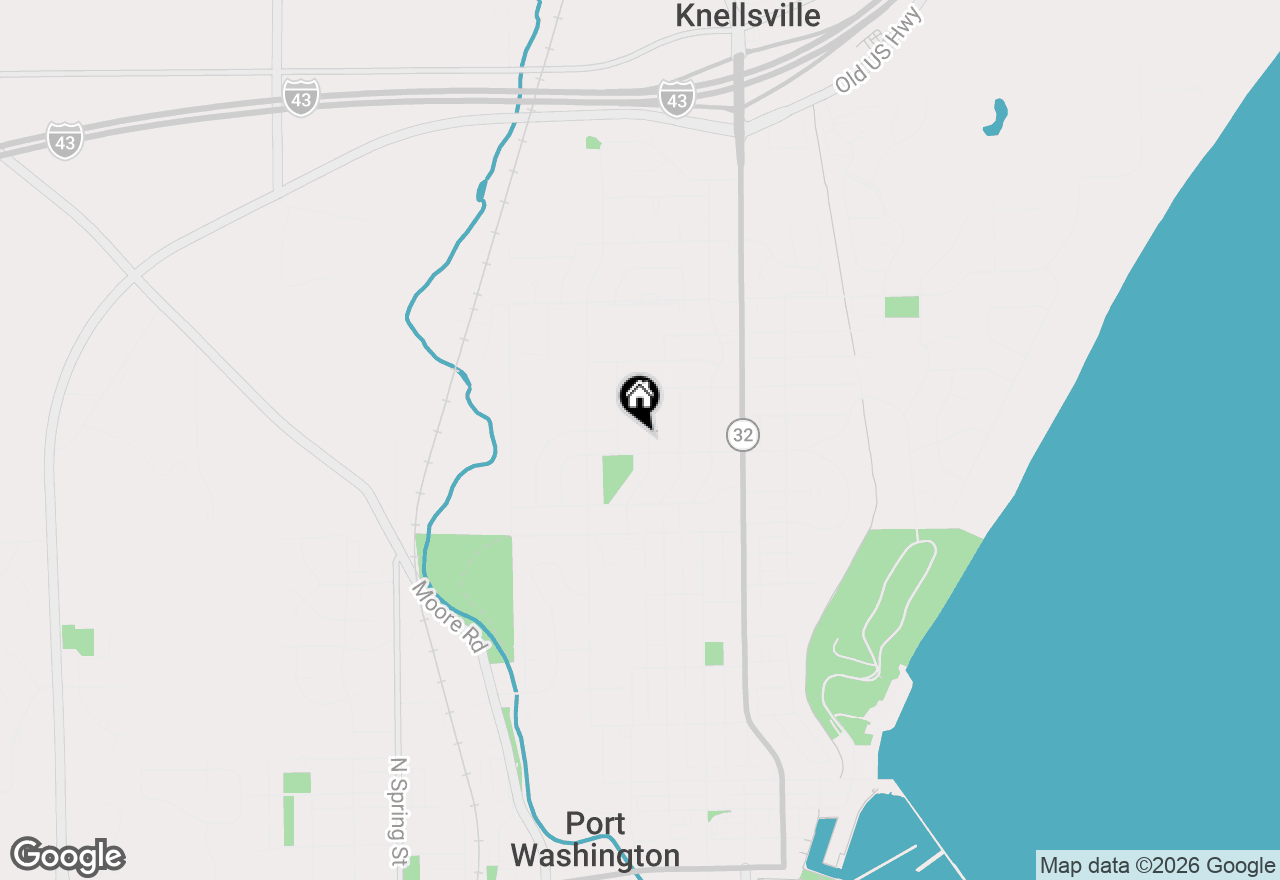 Map of 1011 N Webster St, Port Washington, WI 53074