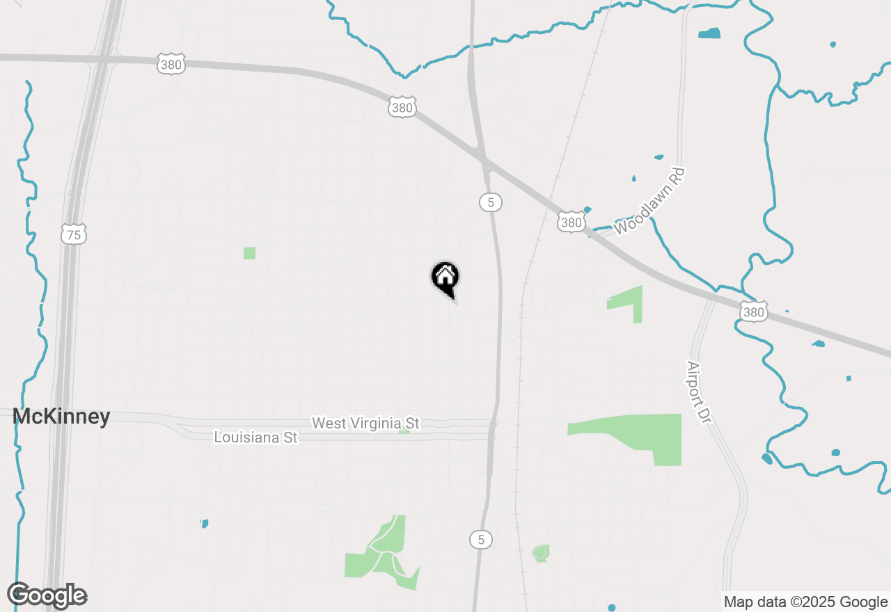 Map of 707 N Tennessee Street, Mckinney, TX 75069