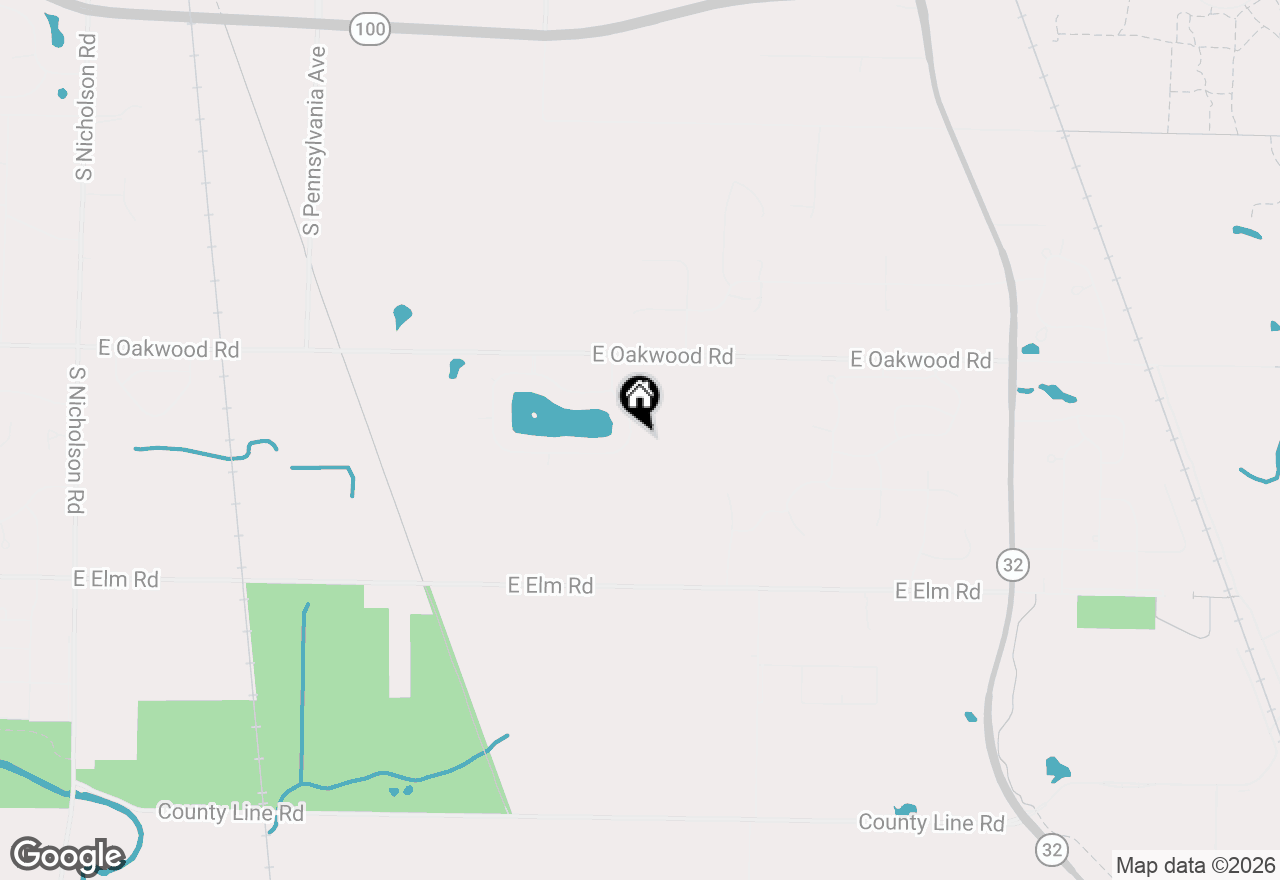 Map of 10446 S George Dr, Oak Creek, WI 53154