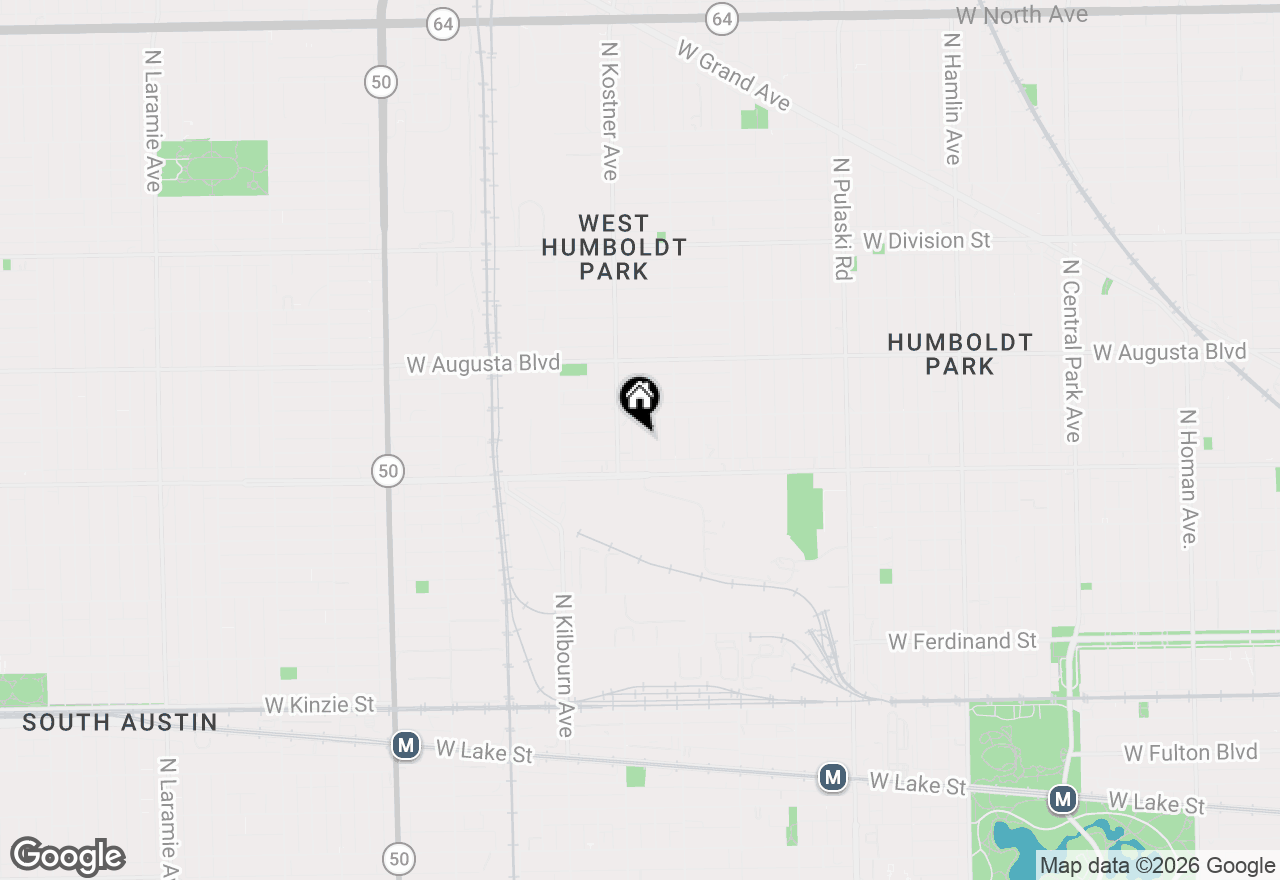 Map of 834 N Kolin Avenue, Chicago, IL 60651
