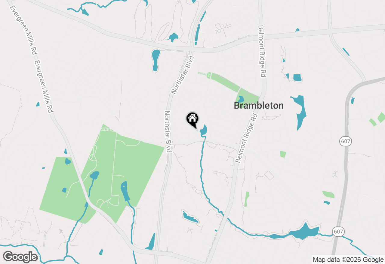Map of 42286 Porter Ridge Terrace, Brambleton, VA 20148