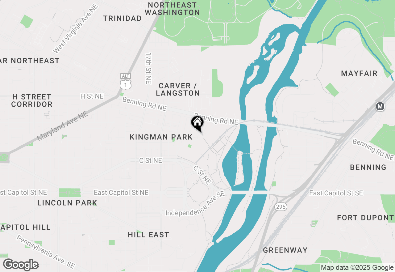 Map of 2415 E Street Ne, Washington, DC 20002
