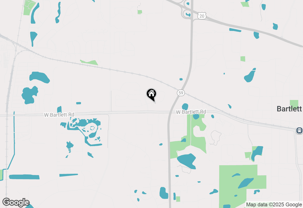 Map of 110 Wood Lily Court, Bartlett, IL 60103