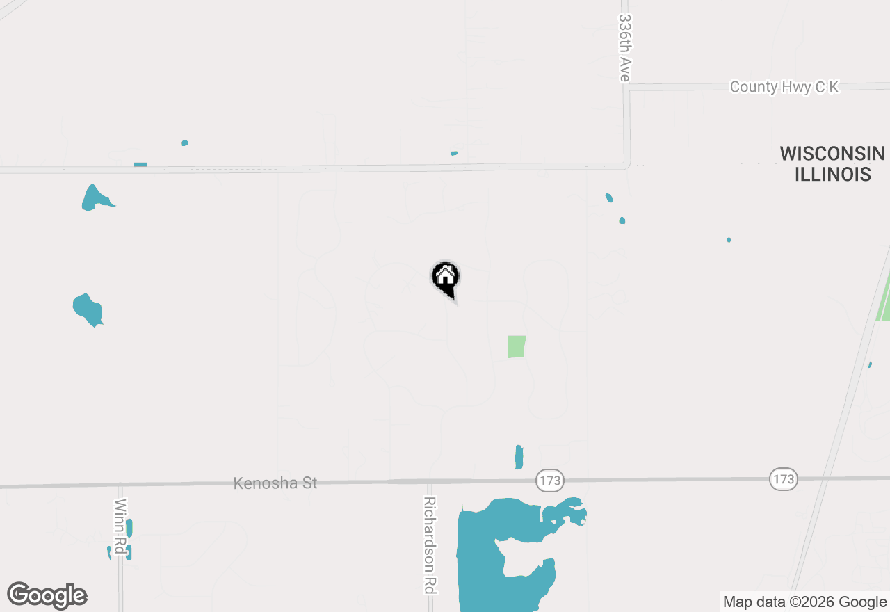 Map of 11111 Huron Drive, Spring Grove, IL 60081