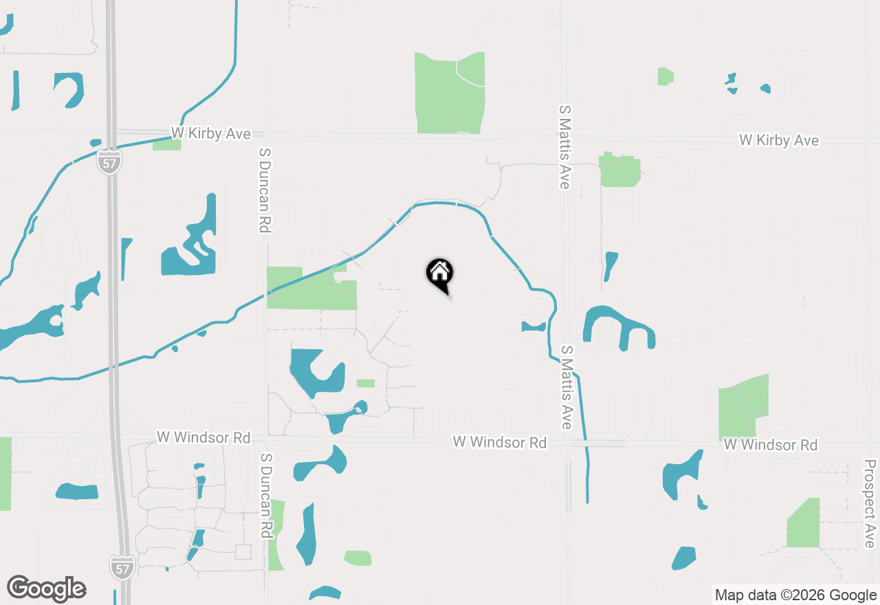 Map of 2313 Glenoak Drive, Champaign, IL 61821