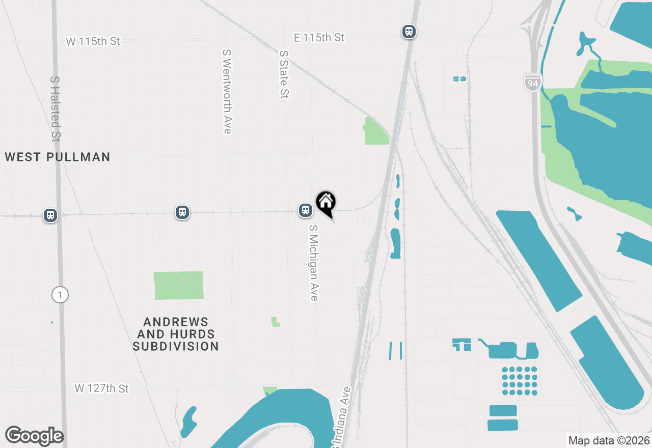 Map of 12124 S Edbrooke Avenue, Chicago, IL 60628