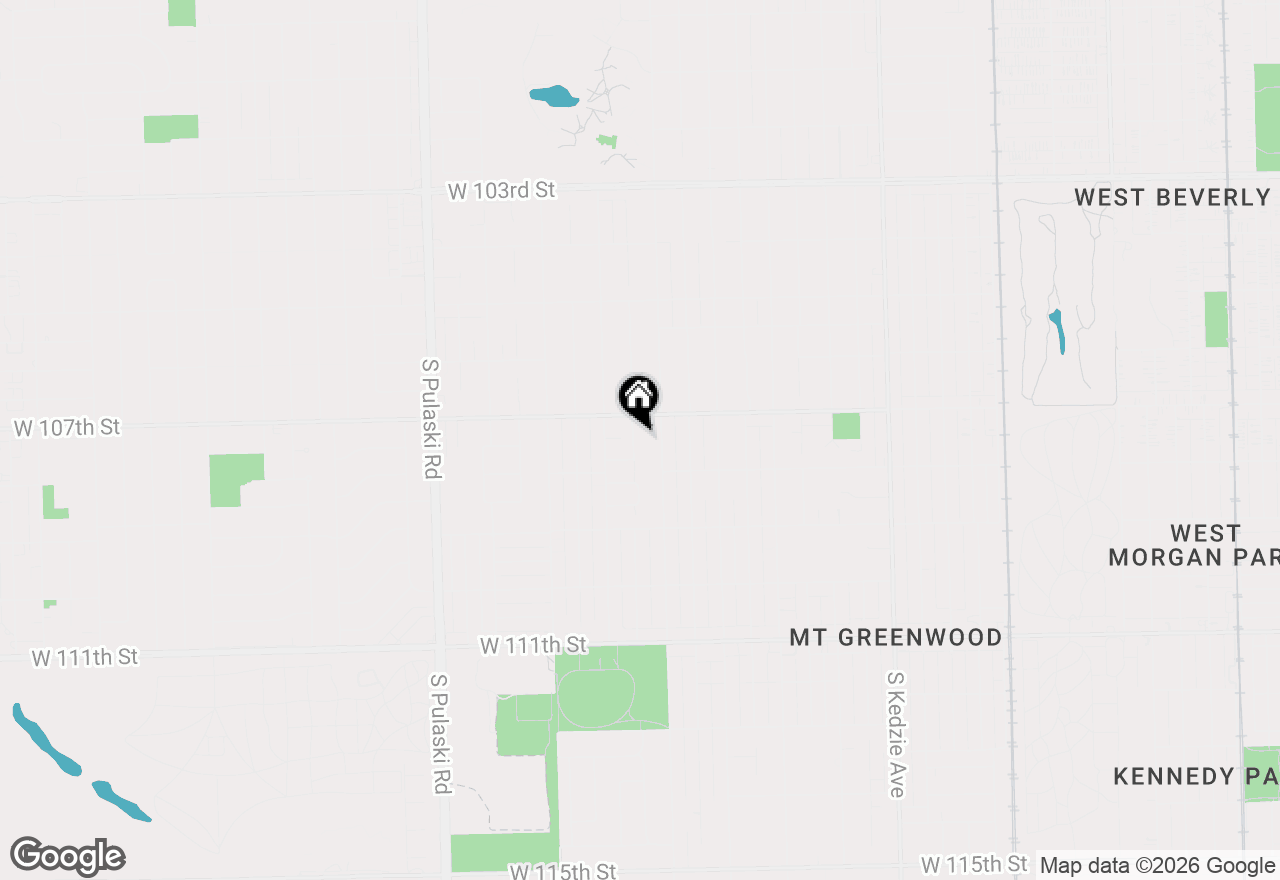 Map of 10727 S Millard Avenue, Chicago, IL 60655