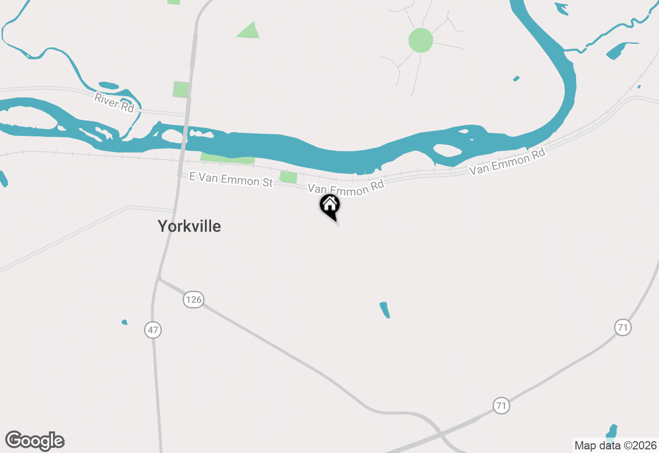 Map of 38 Woodland Drive, Yorkville, IL 60560