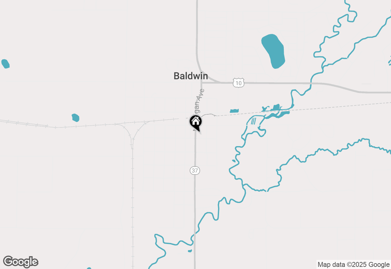 Map of 825 N Michigan Avenue, Baldwin, MI 49304