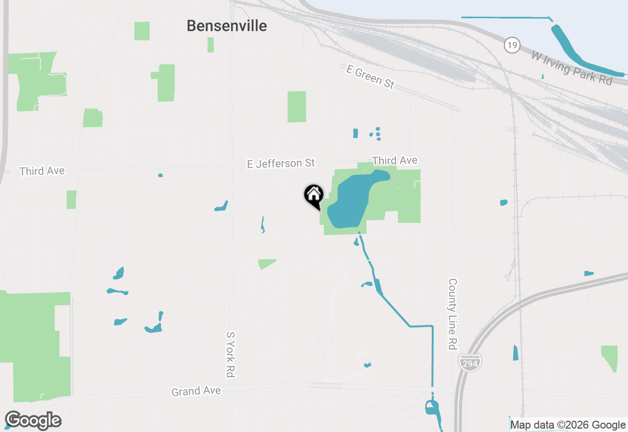 Map of 236 George Street #B, Bensenville, IL 60106